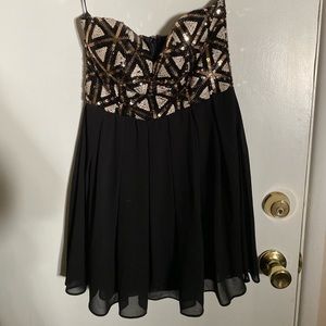 Mini sequence dress